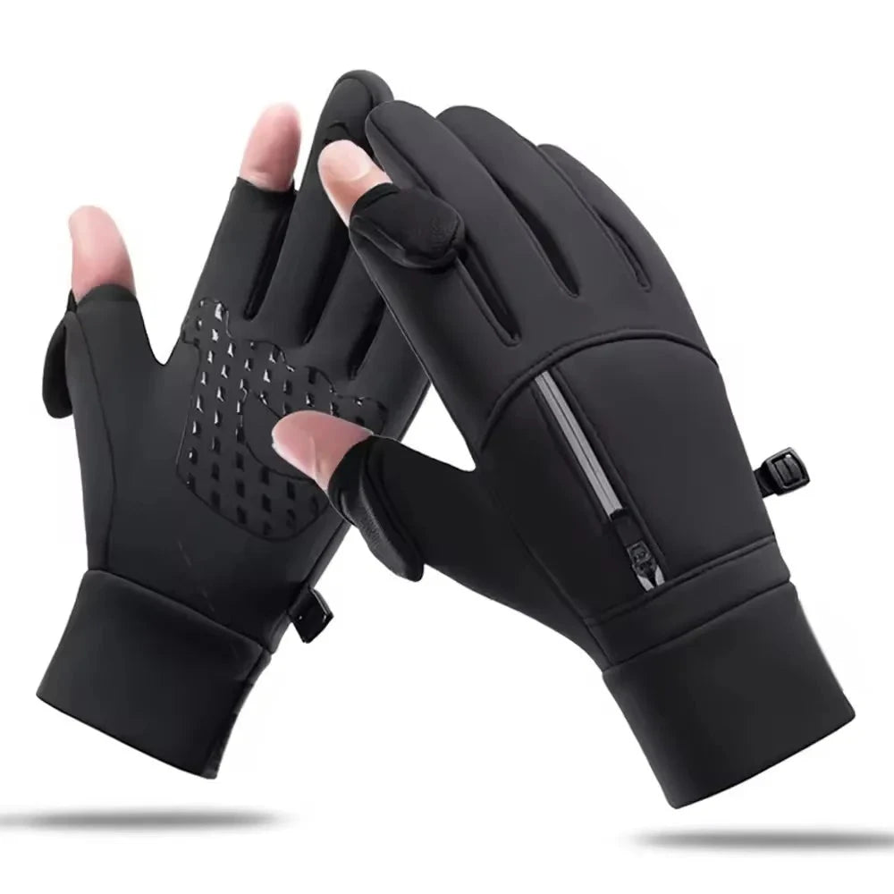 Autumn Winter Warm Windproof Waterproof Touch Screen Gloves GlowCart