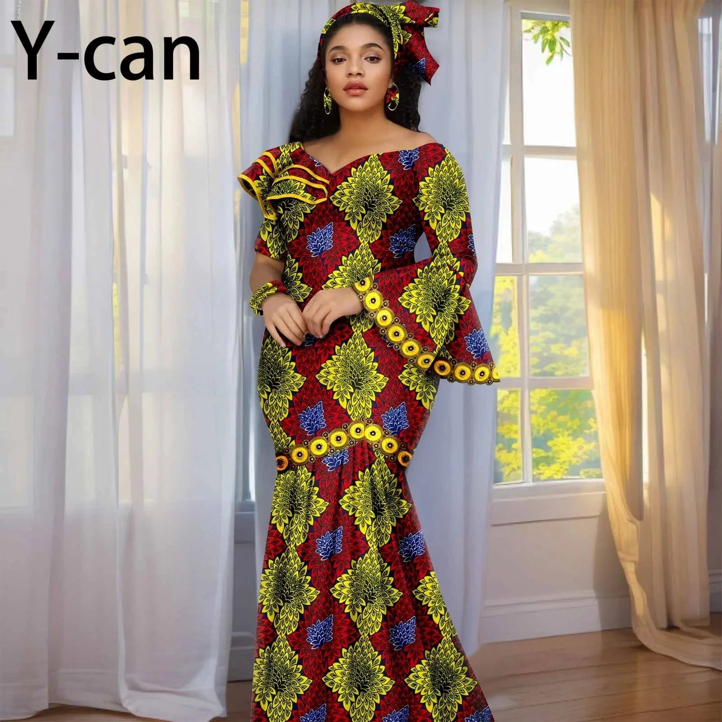 New Fashion African Birthday Dresses for Women Luxury Ankara GlowCart