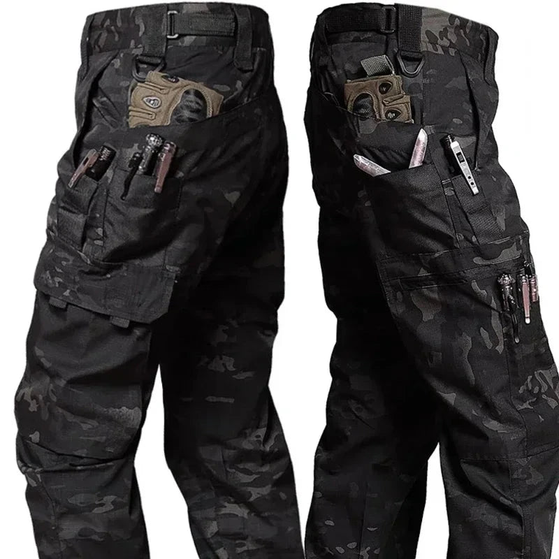 Tactical Pants Big Multi-pocket Men New Work Cargo Pants GlowCart