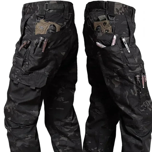 Tactical Pants Big Multi-pocket Men New Work Cargo Pants GlowCart
