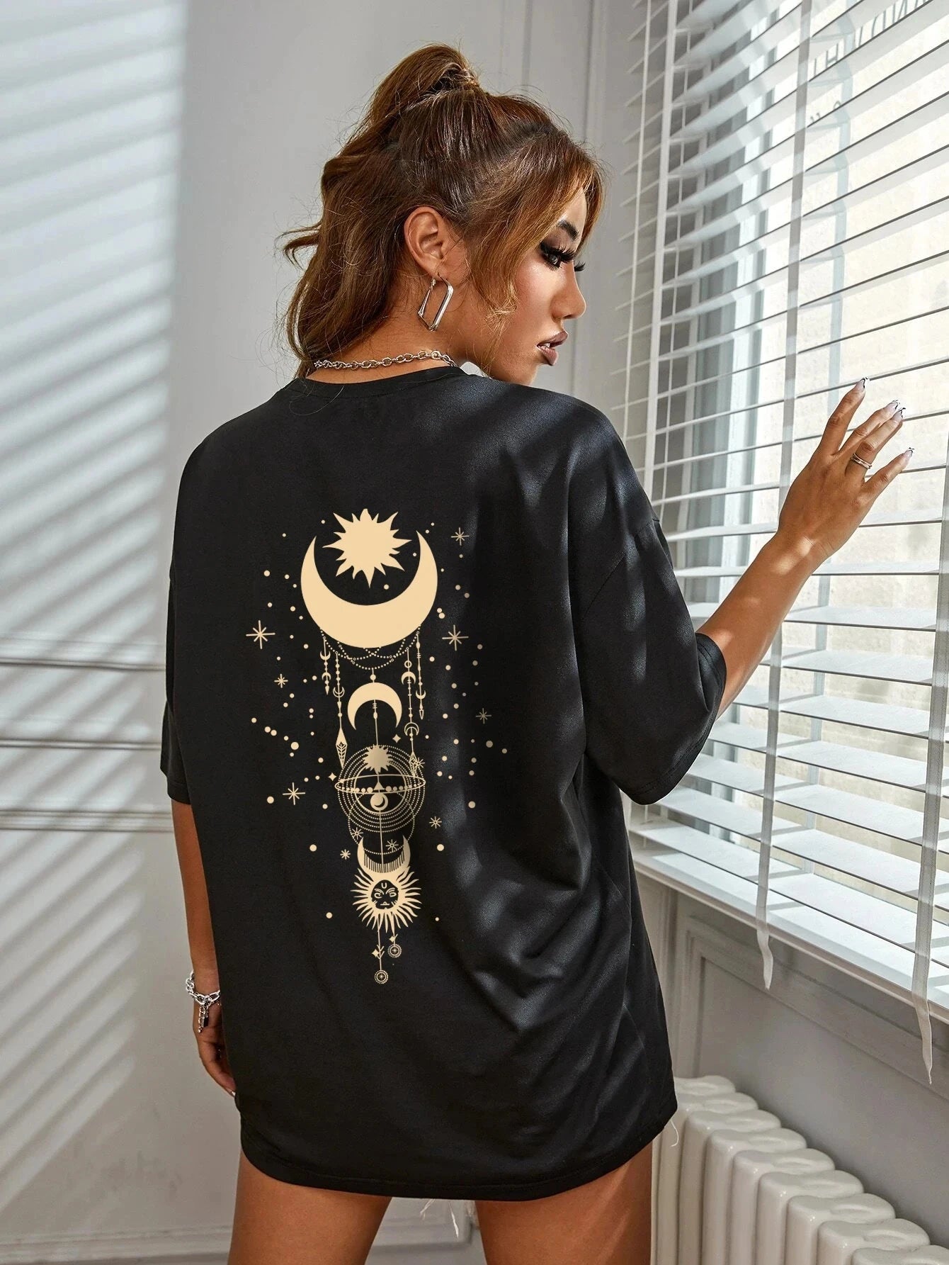 New Fashionable Casual T-shirt Clothing Simple Round Neck GlowCart