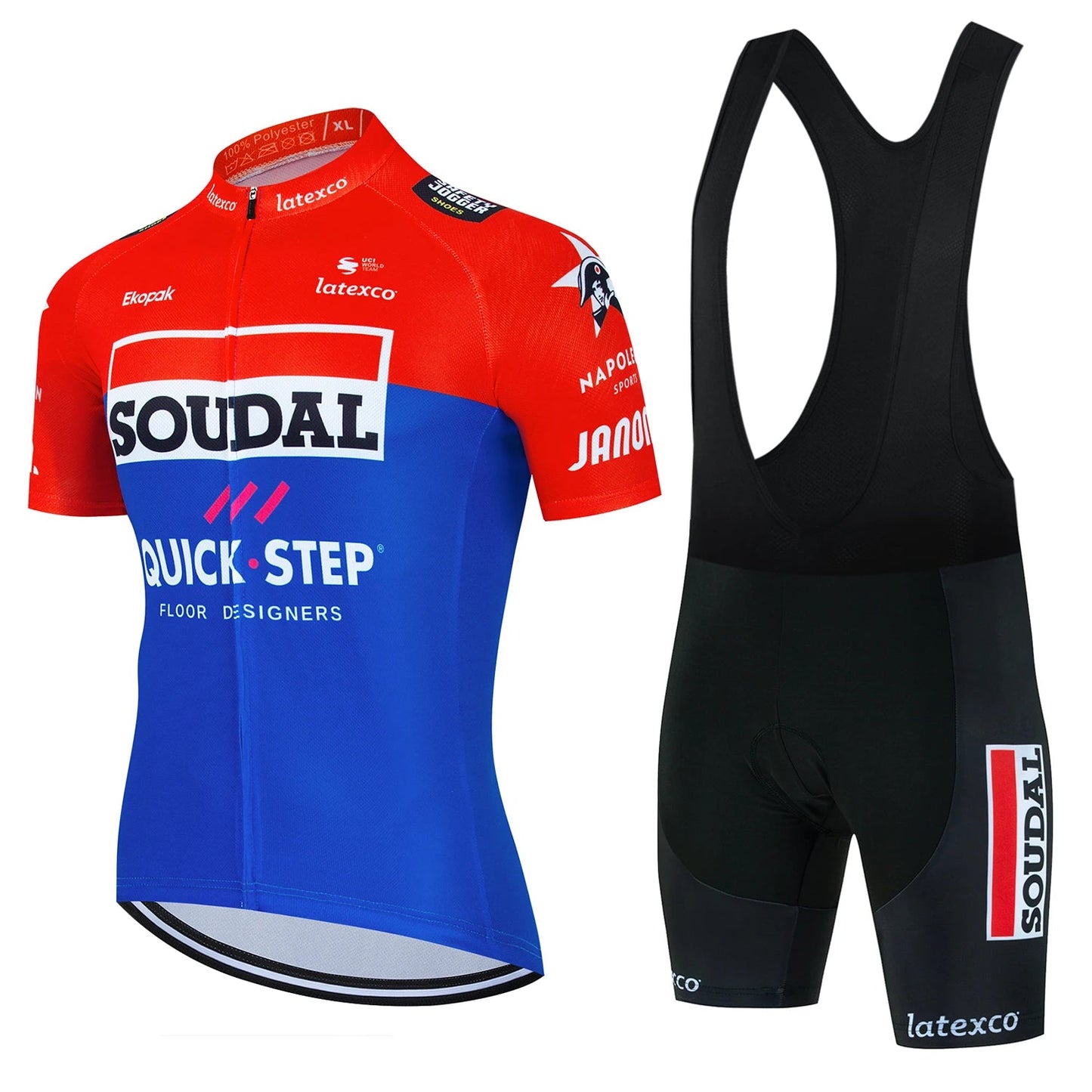 2025 SOUDAL Cycling Clothes Jersey Men Set Mtb Road Bike Uniform Shorts Man Mountain Complete Bib Men's Suit Cycle Spring Summer GlowCart