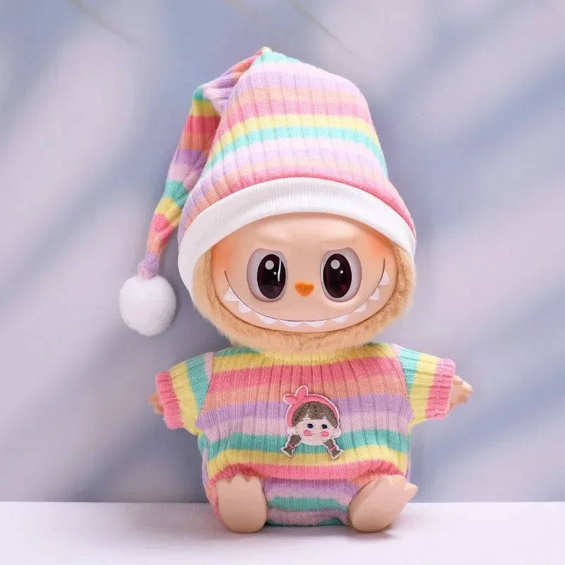Labubu Doll Clothes Baby Penguin Onesie Labubu I II Idol