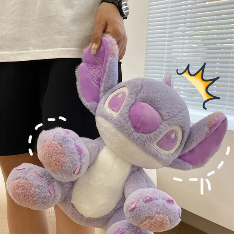 Disney Cartoon Purple Stitch Doll Star Baby Kawaii Plush Toy GlowCart