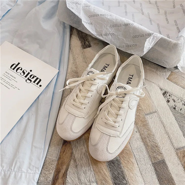 Women's Sneakers White Platform Woman Flats Sports Shoes Female Lightweight Vulcanized Shoes Ladies Casual Comfortable Trainers GlowCart