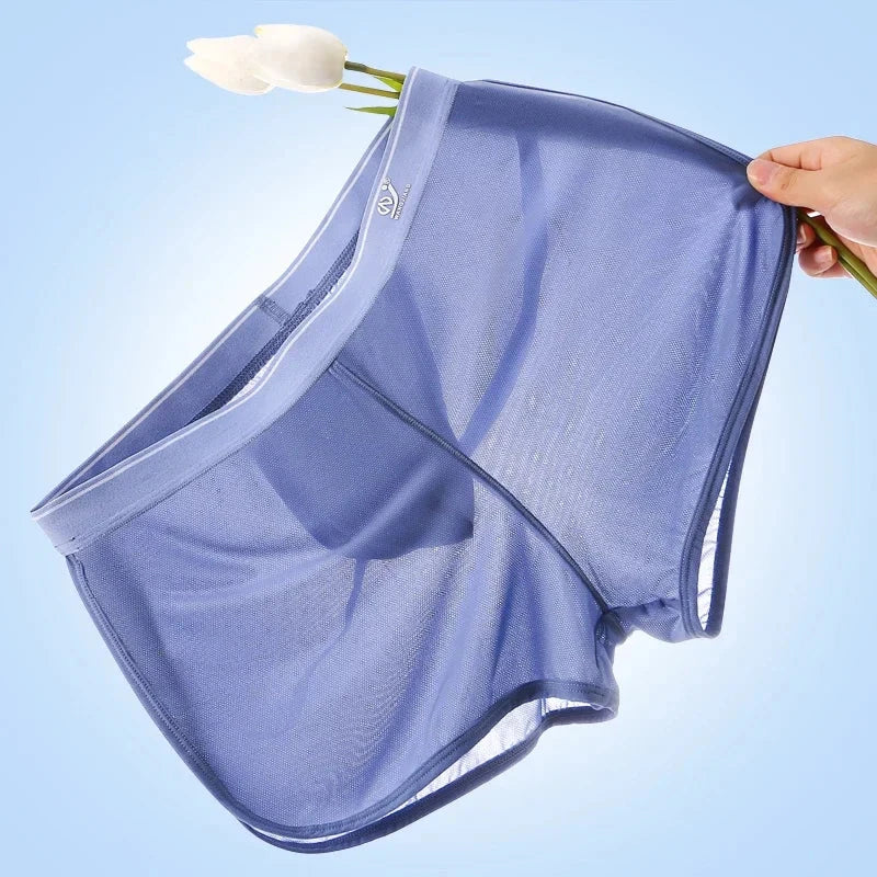 1PCS/2PCS/3PCS  Cool and Breathable Men's Ice Silk Casual GlowCart