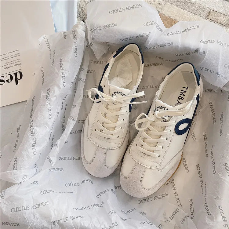 Women's Sneakers White Platform Woman Flats Sports Shoes Female Lightweight Vulcanized Shoes Ladies Casual Comfortable Trainers GlowCart