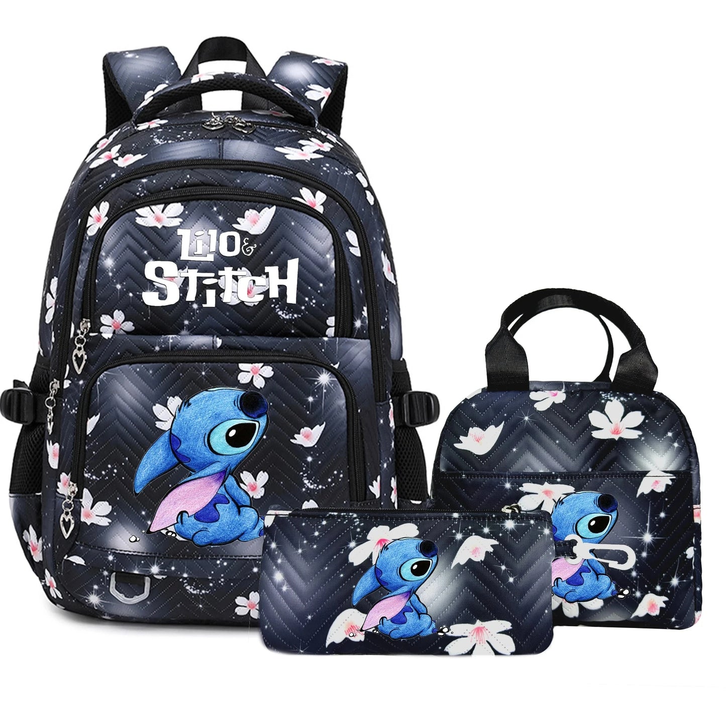 Lilo Stitch Large Capacity Backpack Daypack Lightweight GlowCart