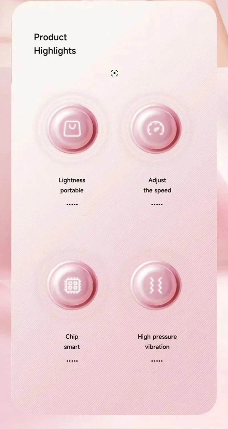 Mini Massage Massage LCD Screen 6 Heads Gun Muscle Massager GlowCart