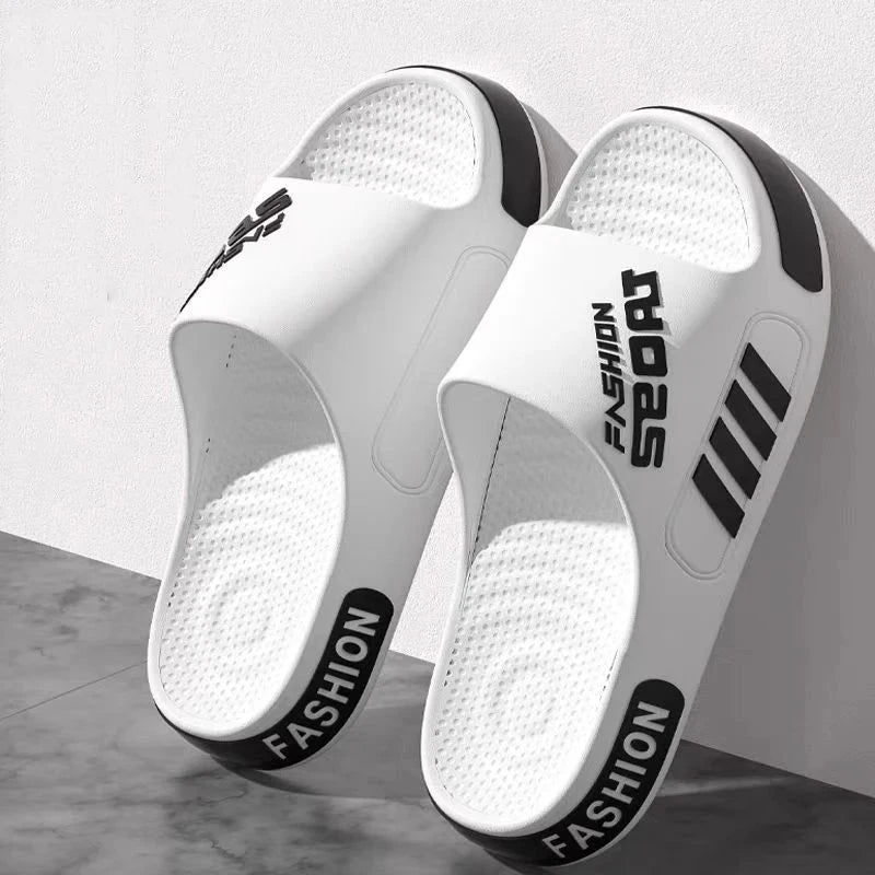 Big Size 48-49 Men Slippers Summer Flat Sole Home Slippers GlowCart