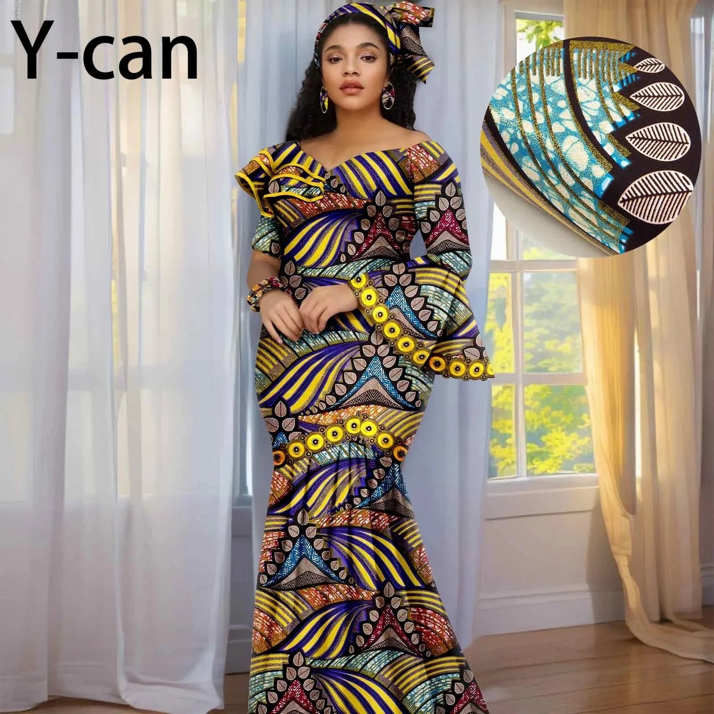 New Fashion African Birthday Dresses for Women Luxury Ankara GlowCart