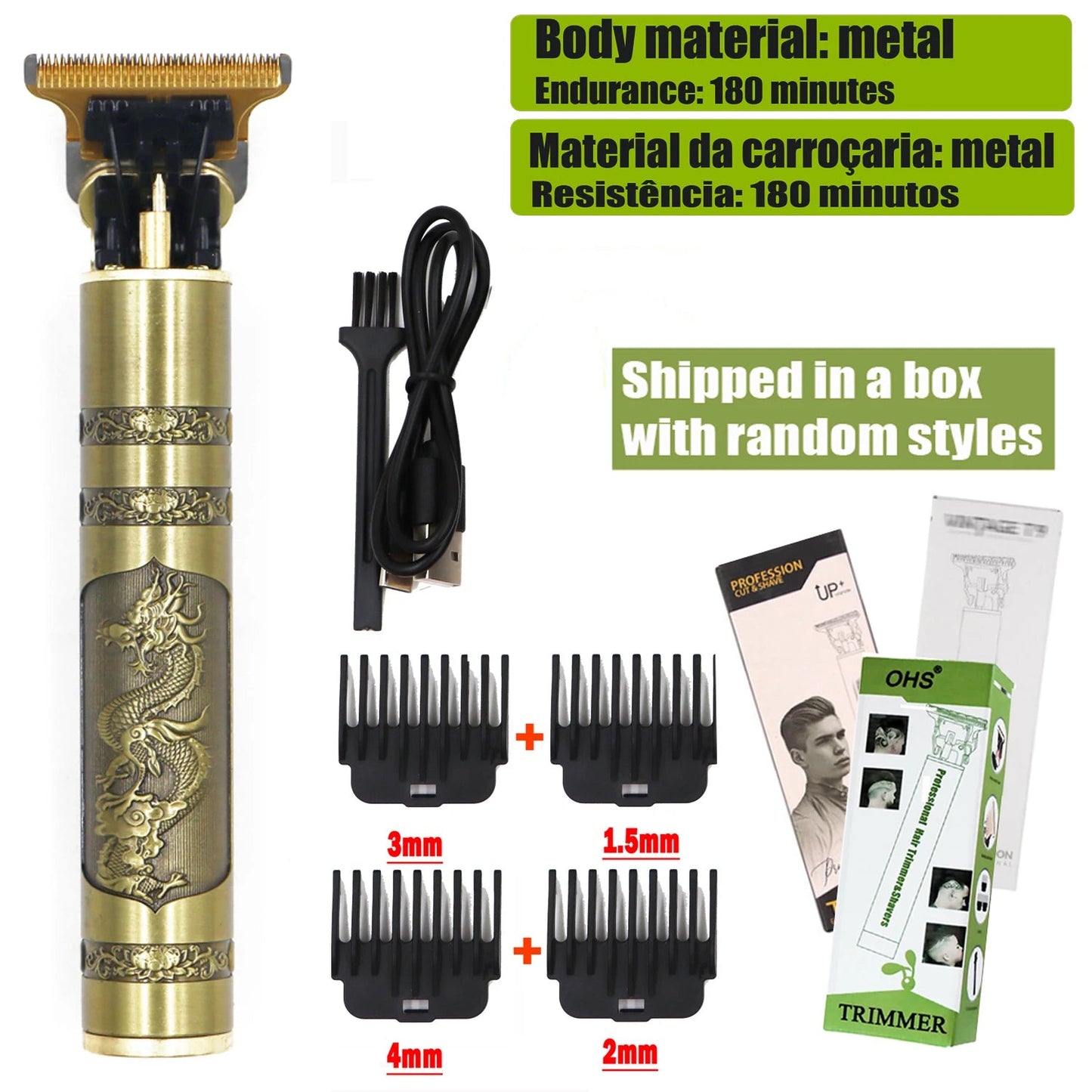 T9 Hair Clipper Repair Beard Shaving Body Hair Trimmer Clippers Electric Machine Men Haircut Machine 0mm Barber Shaver GlowCart