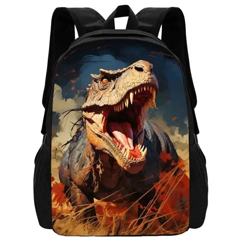 Mochila Dinosaur School Backpack for Children,School Bags for Boys ,Light Weight Cartoon Animal Prints Child Backpack Durable GlowCart