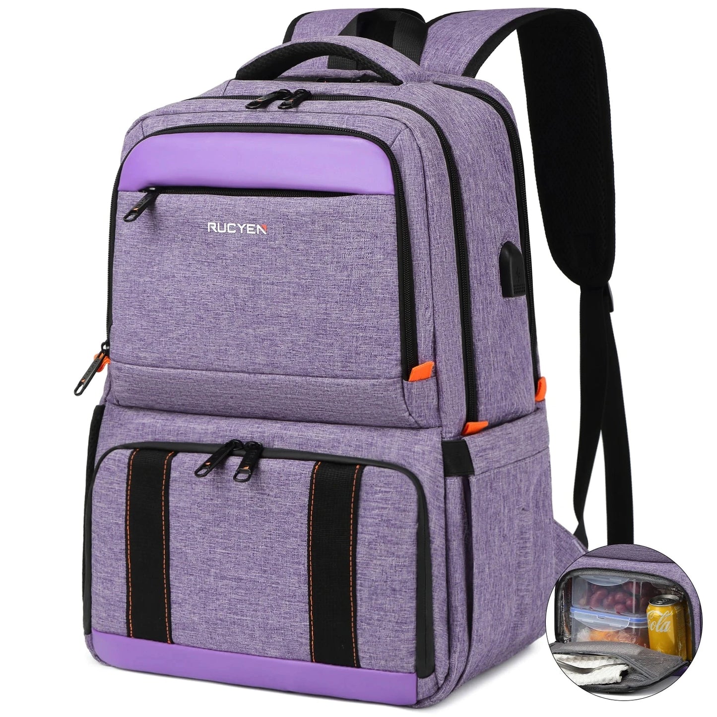 Lunch Backpack Insulated Cooler Picnic Bag Multifunctional GlowCart