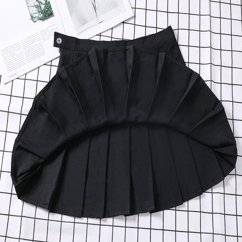 Women's Skirt Without Shorts Fashion Korean Style Ropa Black GlowCart