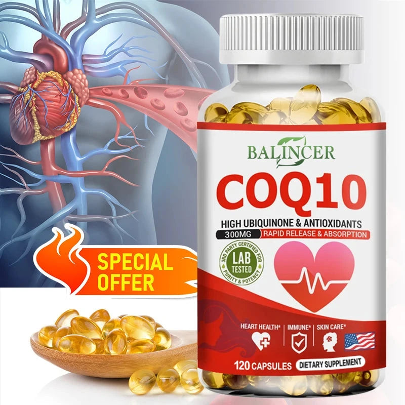 Coenzyme Q-10 - Natural Antioxidant for Cardiovascular GlowCart