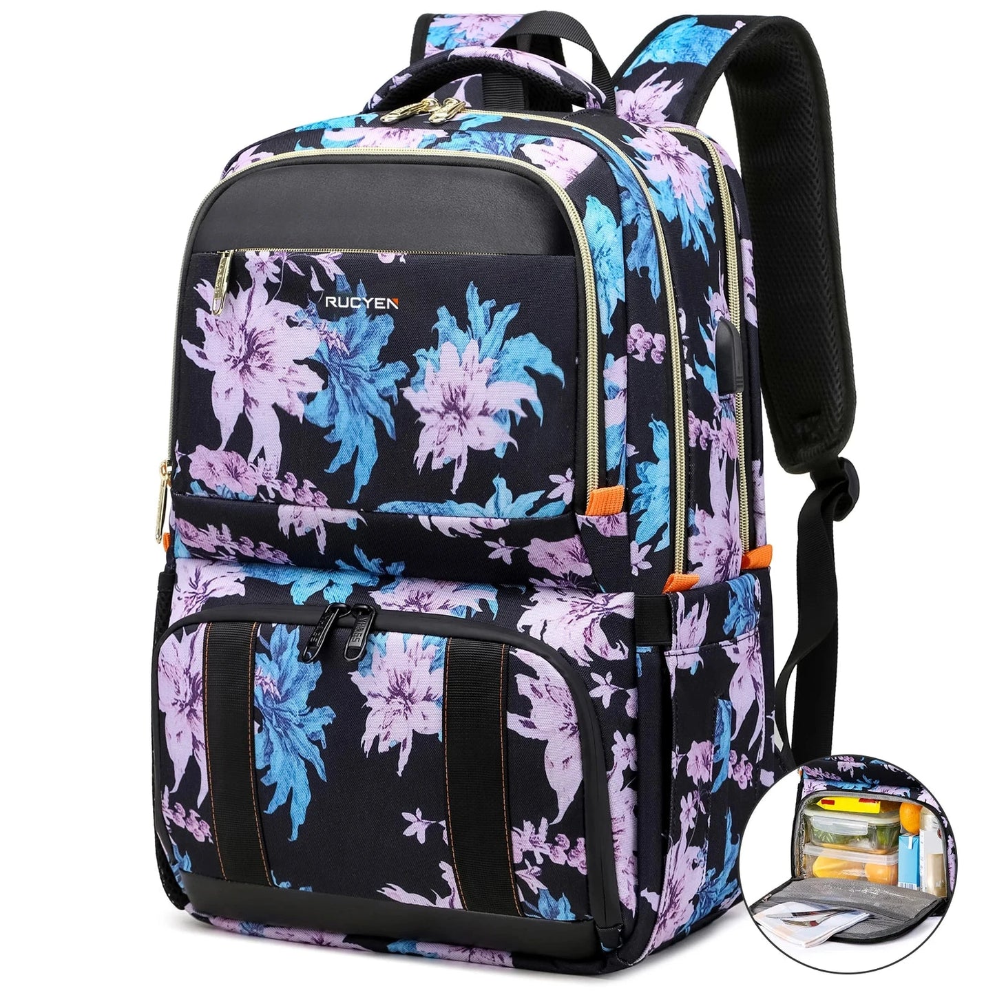 Lunch Backpack Insulated Cooler Picnic Bag Multifunctional GlowCart