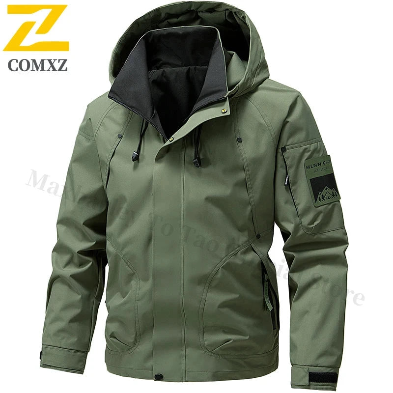 Gorpcore Men's Rainproof Fishing Jacket Autumn Large Size GlowCart