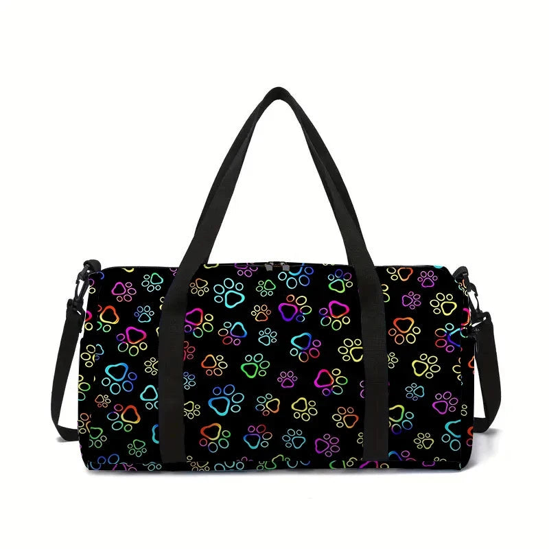 Paw Prints Large Capacity Luggage Bag for Boy and Girls Best GlowCart