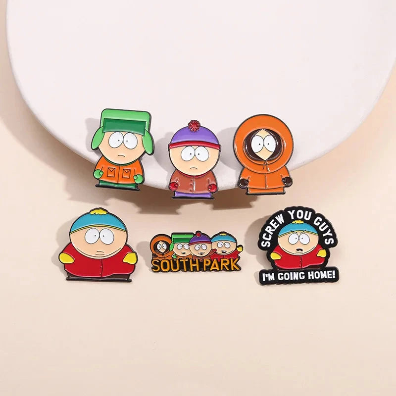 Coming Home Enamel Pin Cute South Park Badge Decorative GlowCart