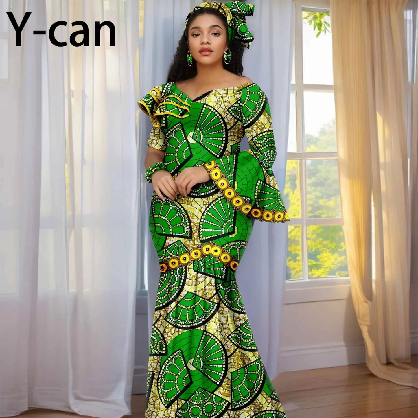 New Fashion African Birthday Dresses for Women Luxury Ankara GlowCart