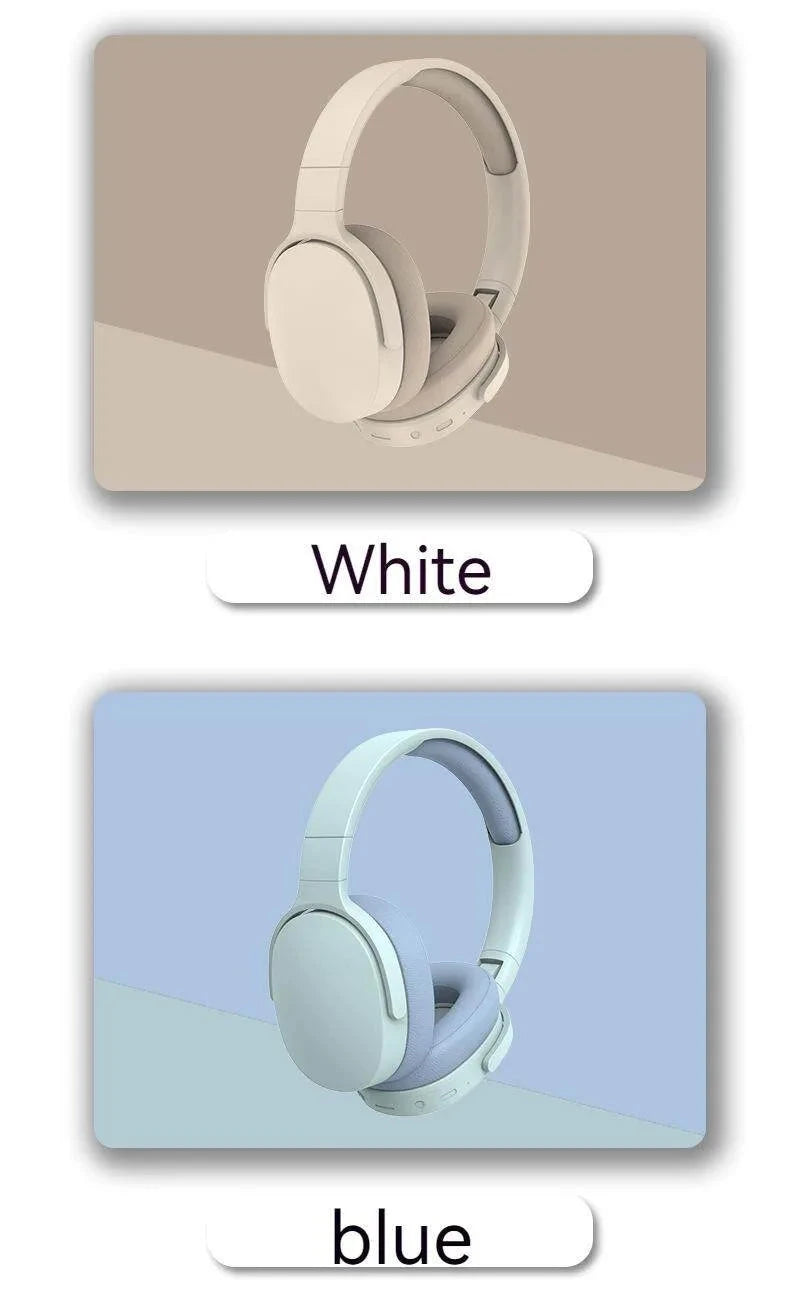 NEWMSNR 9D Surround Sound Wireless Bluetooth Headphones Over GlowCart