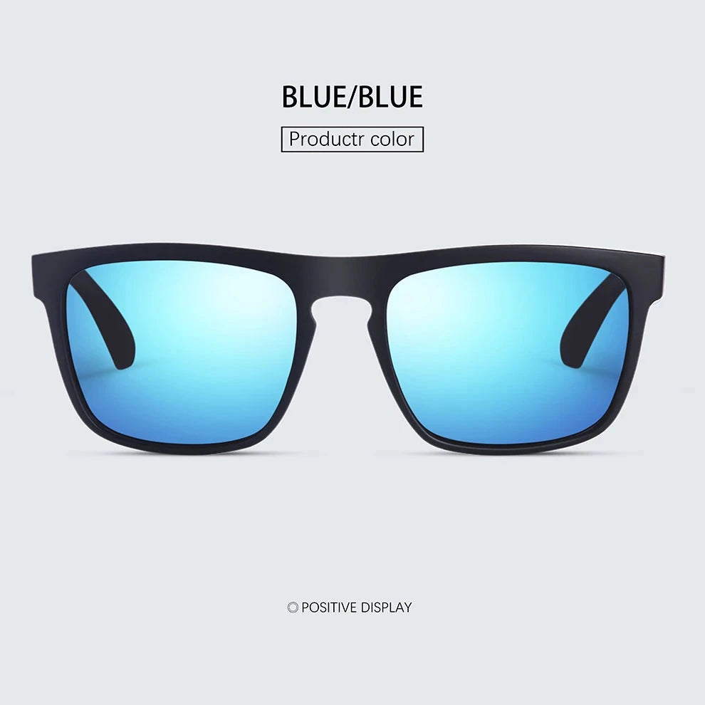 Fashion Square Vintage Polarized Sunglasses Men Women Retro GlowCart