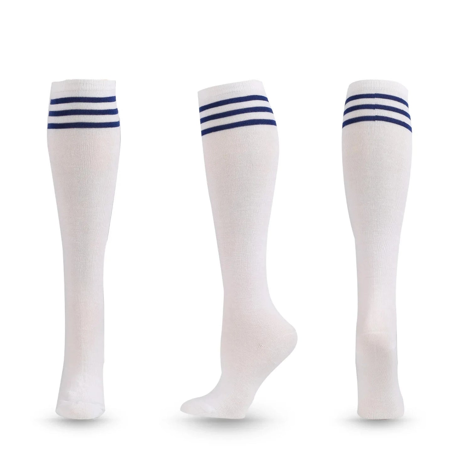 Unisex Compression Socks Football Socks Non-slip Long Tube Knee High Stockings Socks Striped Soccer Socks Running Sports Socks GlowCart