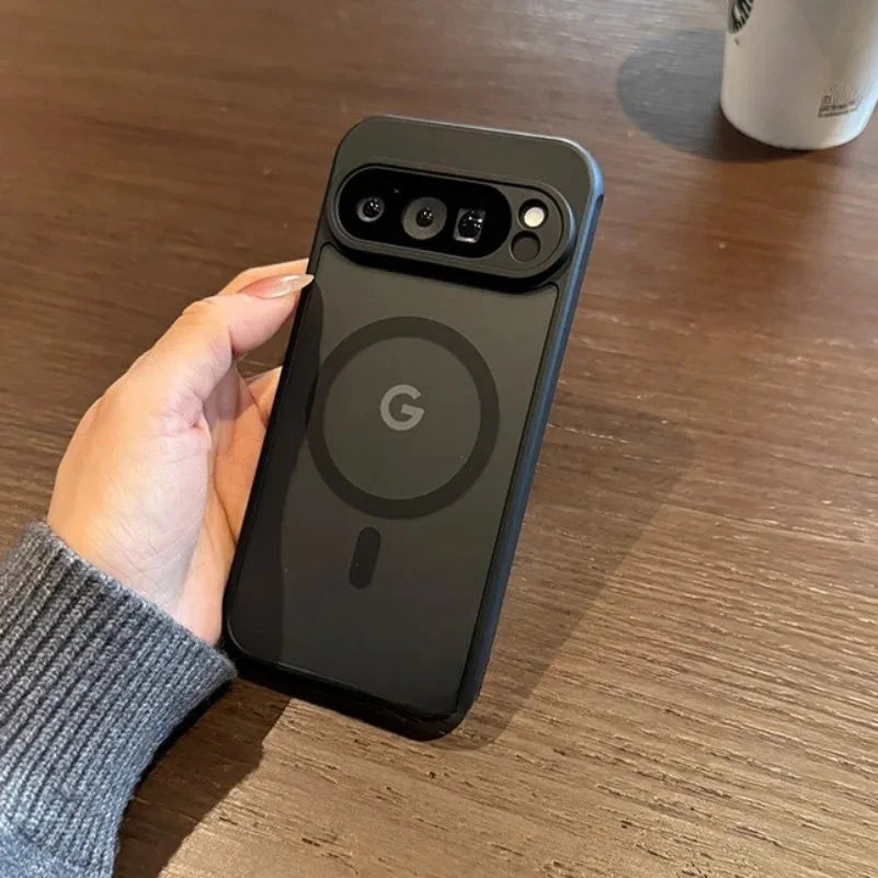 For Google 9A Magsafe Case Slim Matte Carbon Fiber Wireless GlowCart