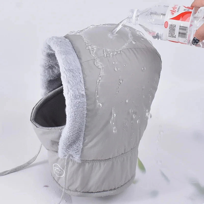 Unisex Plush Balaclava Hat Knitting Breathable Winter GlowCart