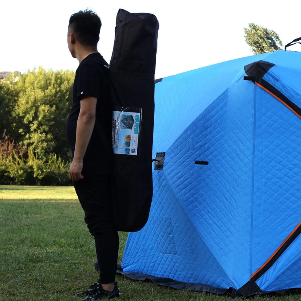 Easy Set-up Winter Fishing Tent Ice Fishing Tent Portable GlowCart