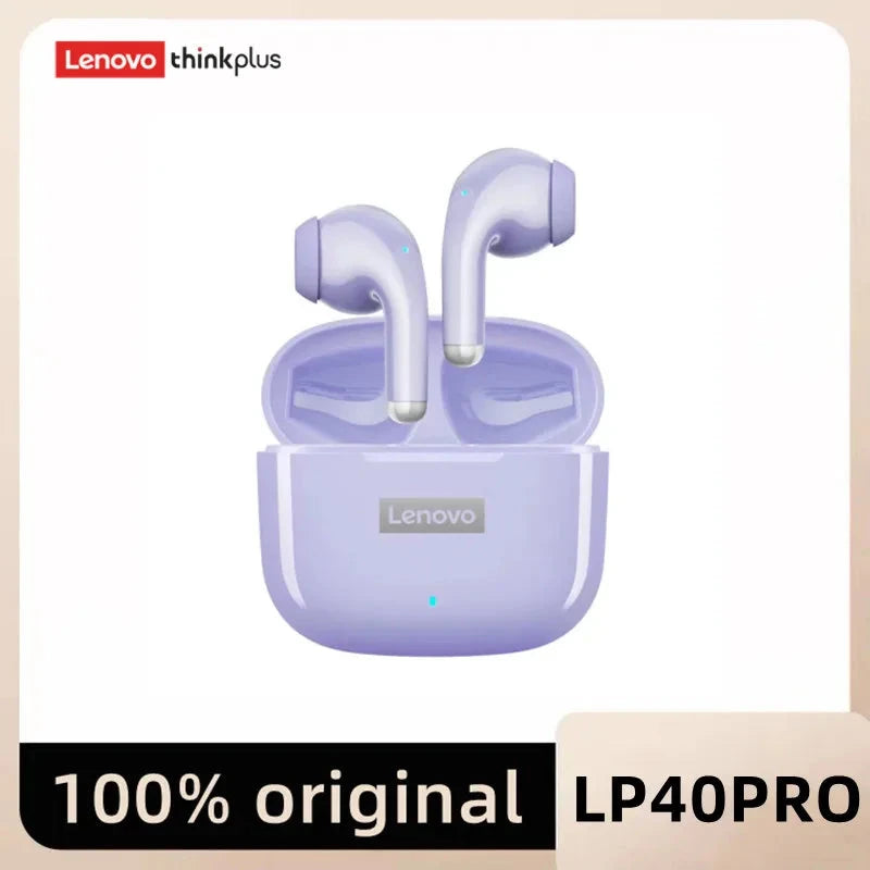 Original Lenovo LP40 Pro TWS Earphones Wireless Bluetooth GlowCart