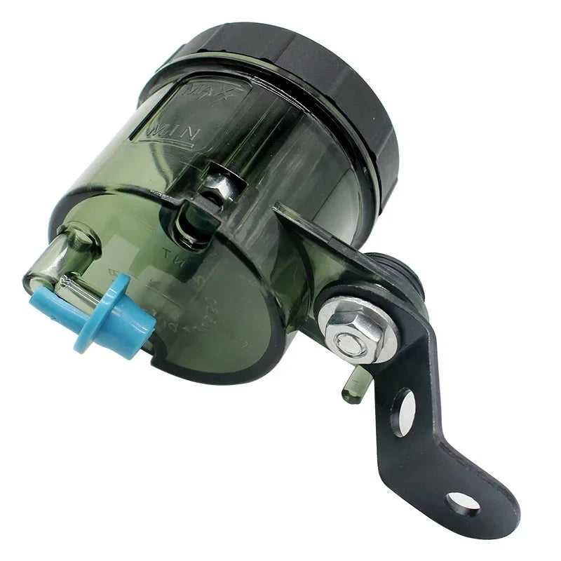 Universal Motorcycle Lever Brake Oil Tank Front Brake Clutch Fluid Bottle Master Cylinder Oil Reservoir Tank Cup With Holder GlowCart