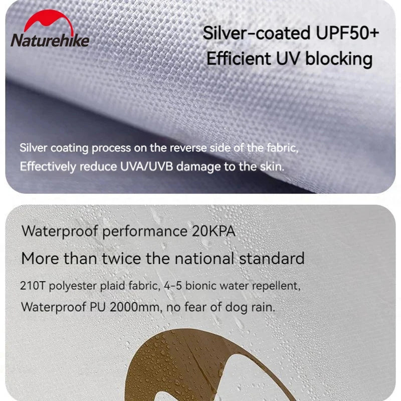 Naturehike UPF50+ Camping Ultralight Tent 2-3 People Three GlowCart