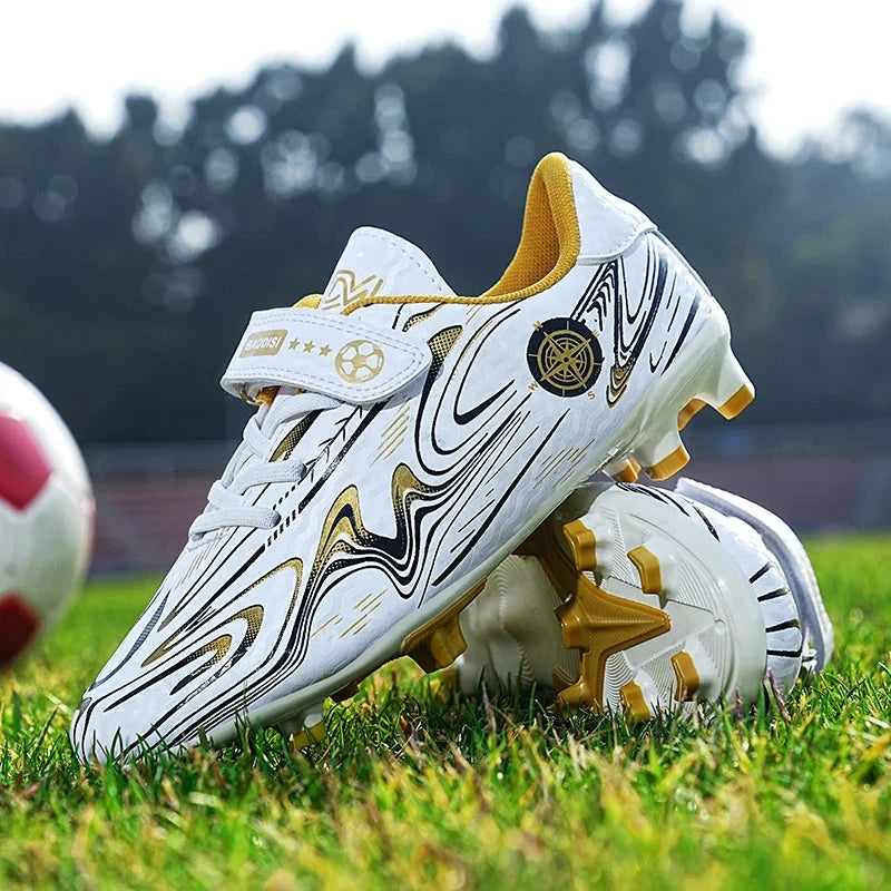 Childrens Football Shoes Boys Summer Breathe Primary Secondary School Students Youth Match Training Special FG/TF Football Shoes GlowCart