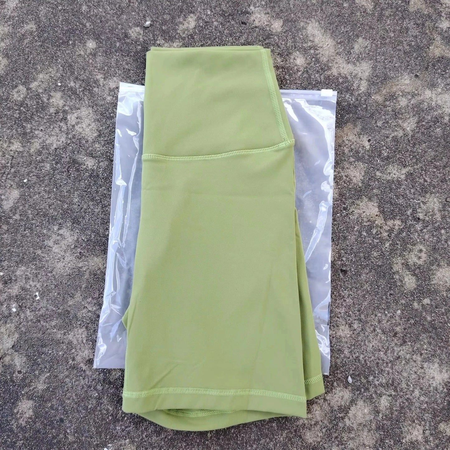 Solid Color Women Fitness Sports Short High Waist Yoga Short Leg Cycling Comprehensive Training Jog Squat Proof Internal Pocket GlowCart