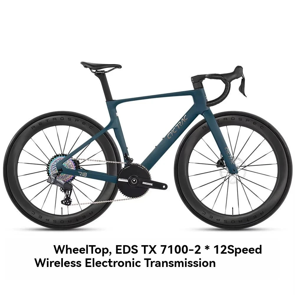 TWITTER R18 Racing Edition Ultra Light 105R7120-24S7.8kg T1000Carbon Fiber Road Bike Electronic Transmission EDS-GEX-13s RS-24S GlowCart