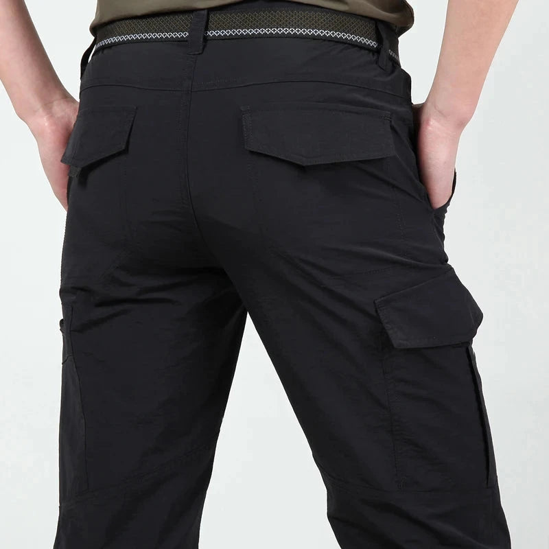 Men's Summer Tactical Cargo Pants Lightweight Casual GlowCart