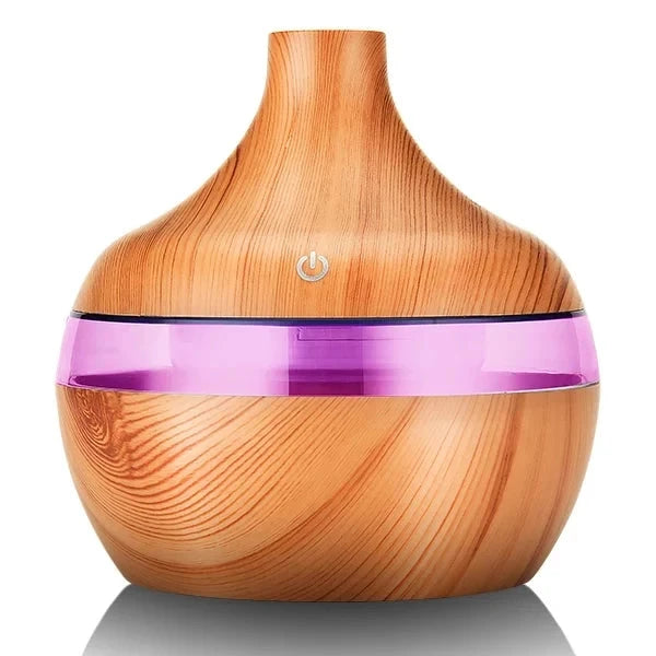 Humidifier Electric Aroma Air Diffuser Wood Ultrasonic Air GlowCart