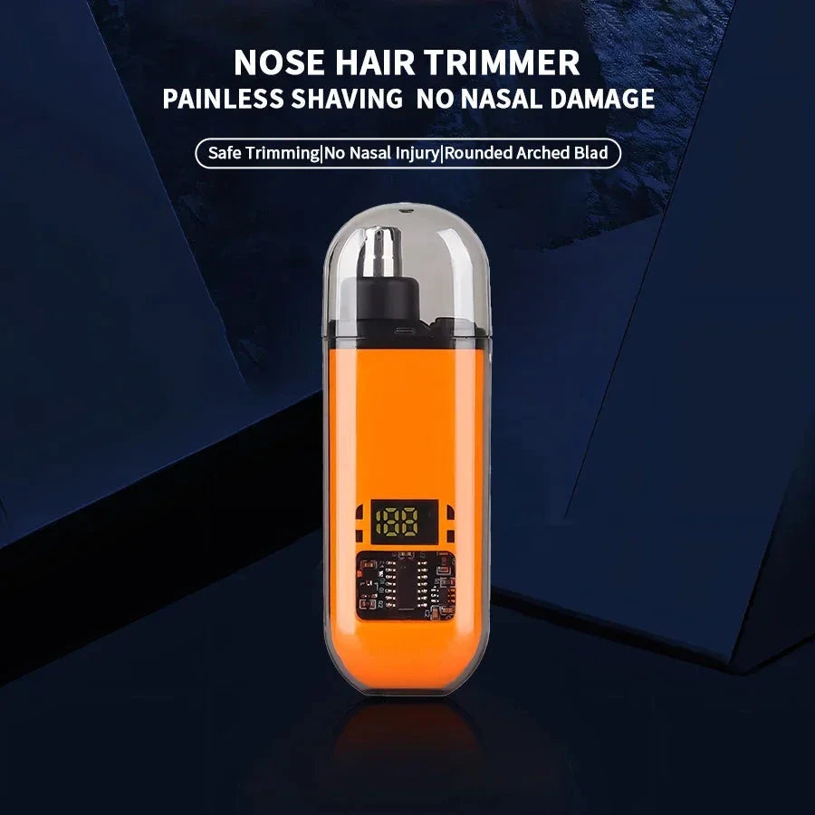 2 In 1 Electric Portable Ear And Nose Hair Trimmer Clipper GlowCart