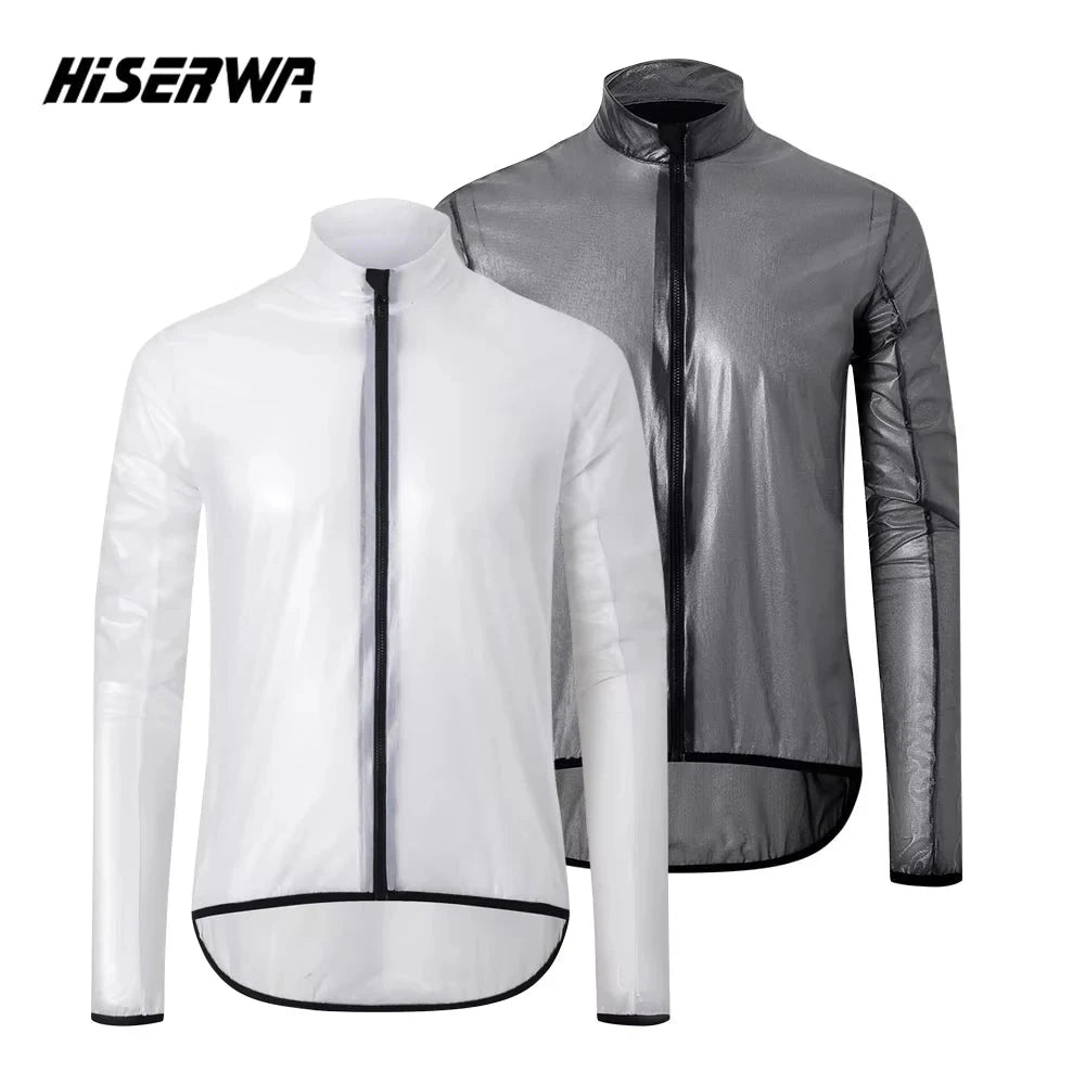 HISERWA Cycling Rain Jacket MTB Road Windproof Waterproof GlowCart