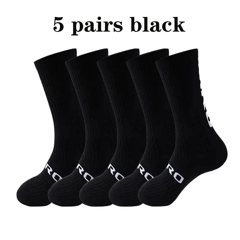 GIR0 5pairs 2026 New Cycling Socks Bike Nurse Compression Road Bike Running Mtb Knee-high White Sports Funny Brand Black GlowCart