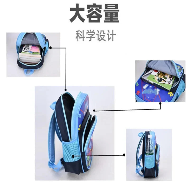 Kindergarten children schoolbags spine protection and load reduction boys and girls backpacks lightweight printed backpack GlowCart