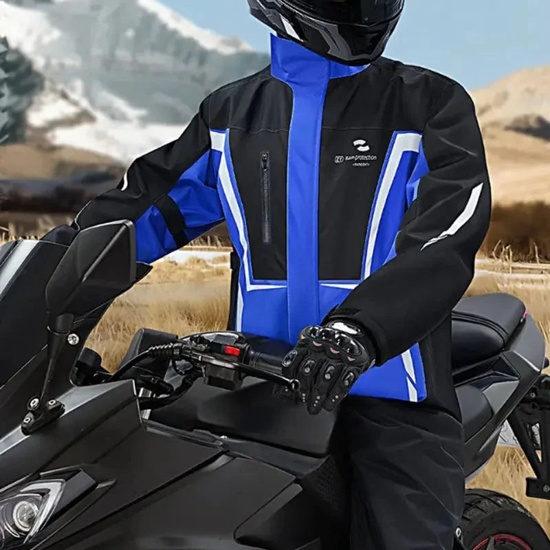 Motorcycle Raincoat Men Women Waterproof Motorcycle Rider GlowCart