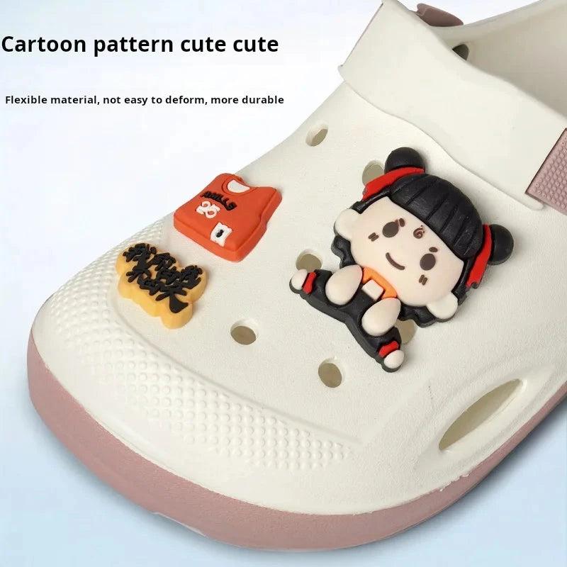 New Cartoon Nezha Bing Versatile Double Color Girl Women's GlowCart