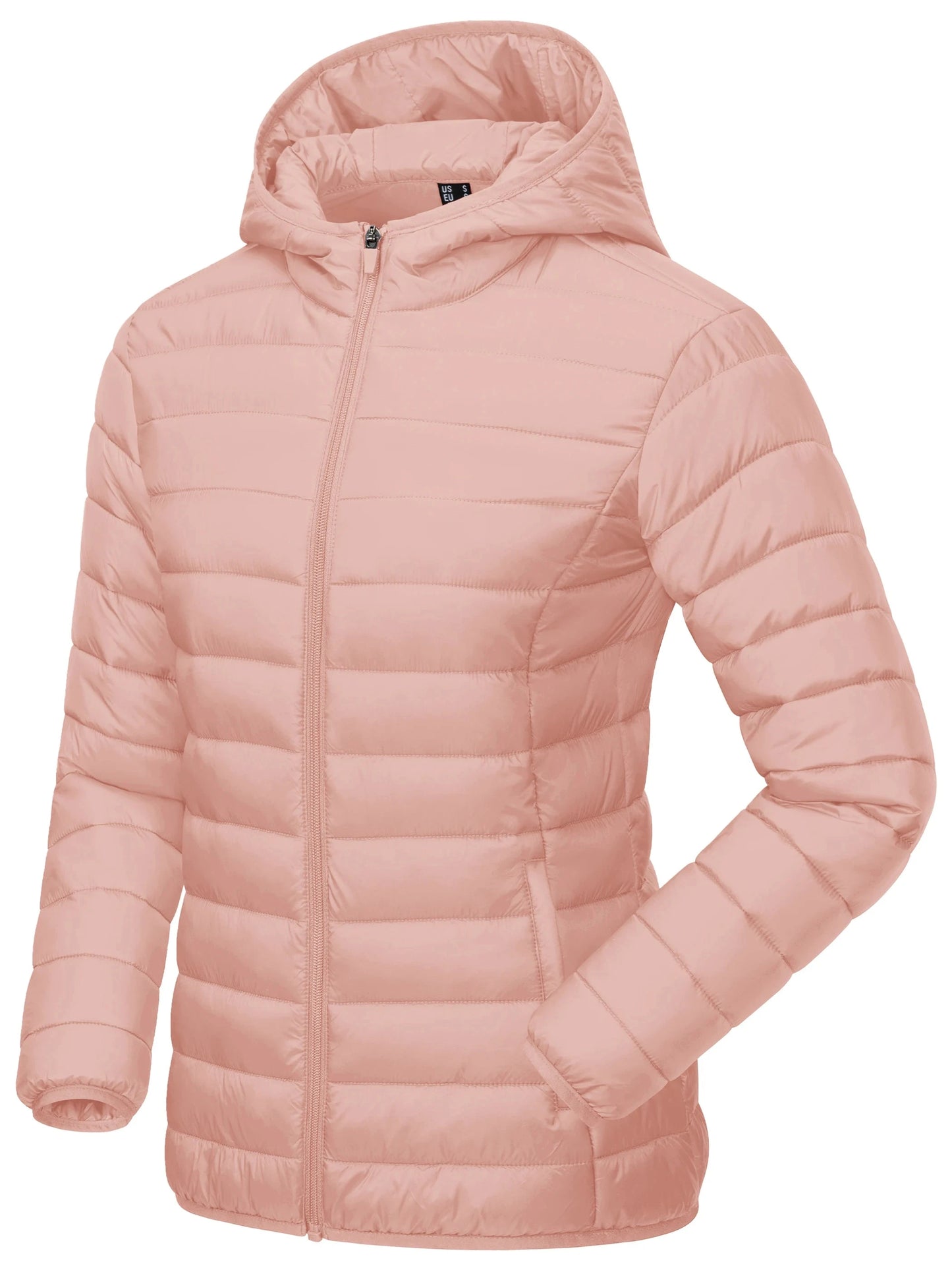 TACVASEN Winter Hooded Puffer Jacket Womens Quilted Warm GlowCart