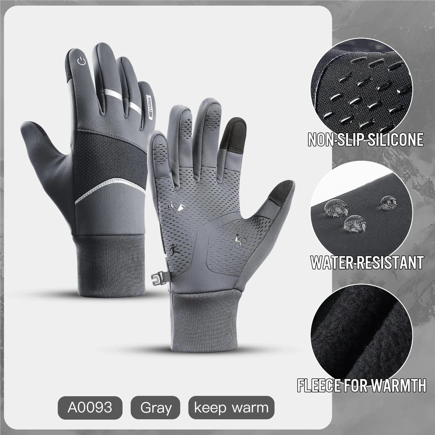 Winter Cycling Gloves for Men Women Warm Biking Glove for GlowCart