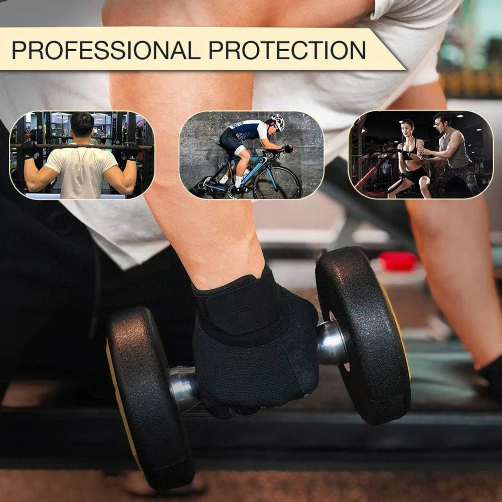 Weight Lifting Gloves Half Finger Workout Gloves Exercise Gloves for Men and Women for Weight Lifting Cycling Gym Training GlowCart