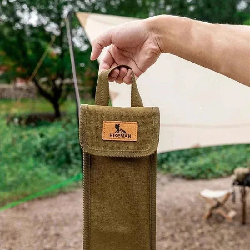 Camping Tent Peg Storage Kit – Waterproof Organizer Pouch GlowCart