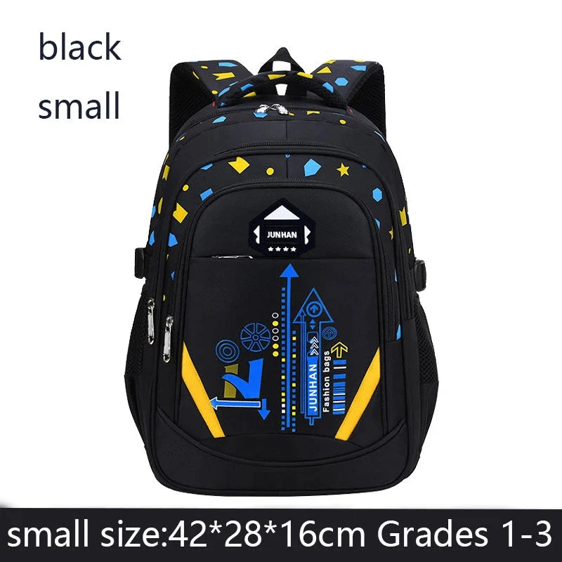 Kid's Shoulder Bag Geometry Pattern Teen Children Backpack Fashion Schoolbag Boy Girl Backpack Book Bag Waterproof Mochila ﻿ GlowCart